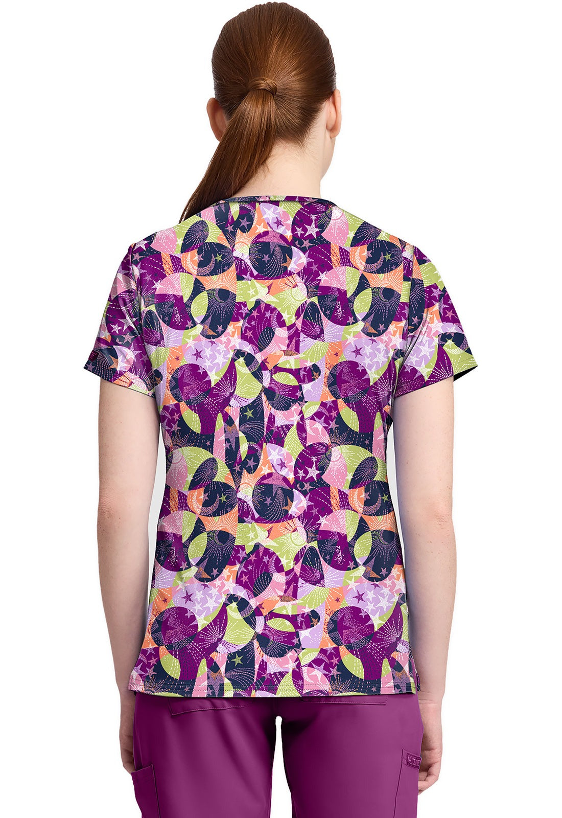 MedCouture MC632 SARB Top estampado mujer espalda