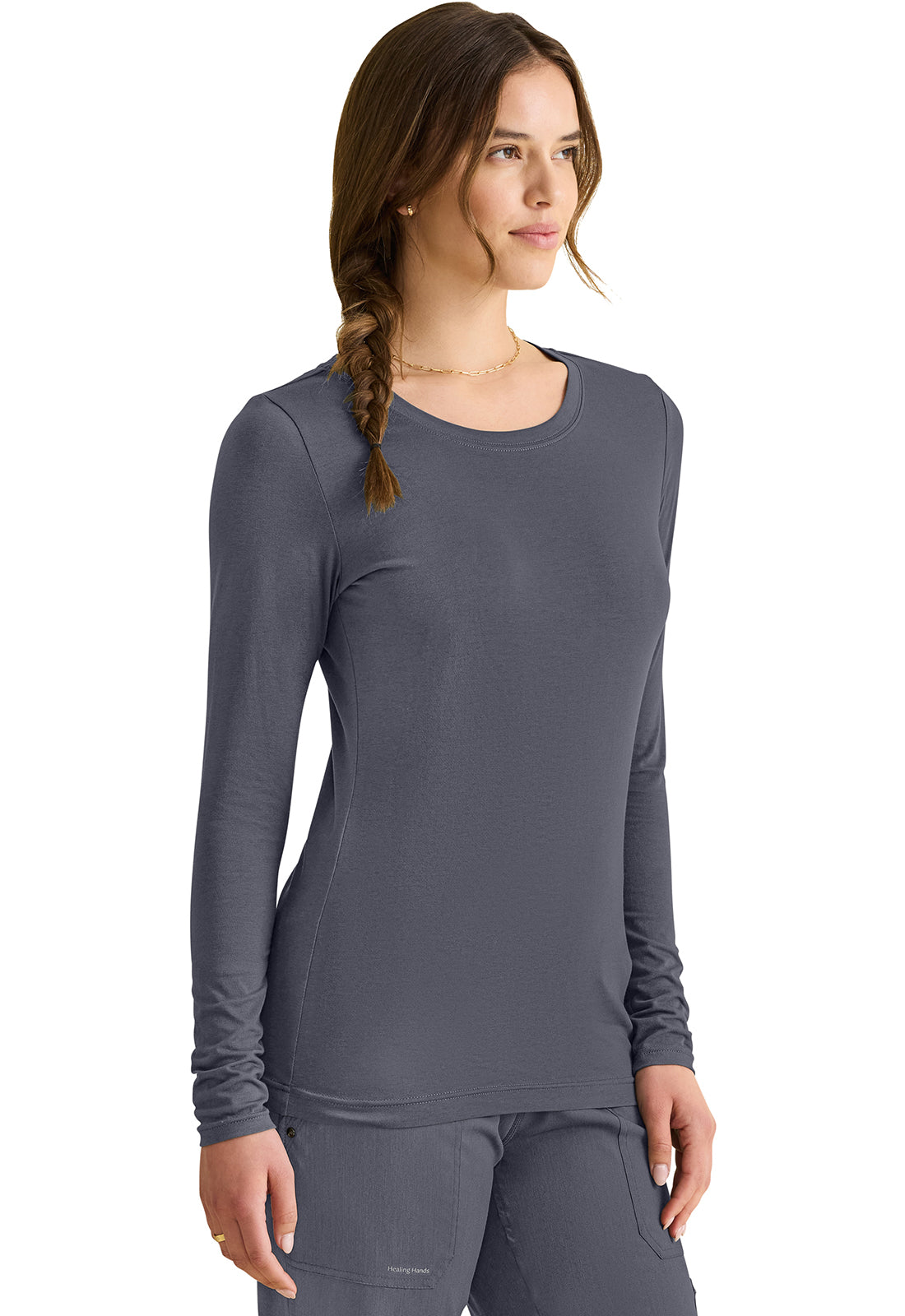 POLERA PRIMERA CAPA 5047 PEWTE - MyScrubs Uniformes Clínicos