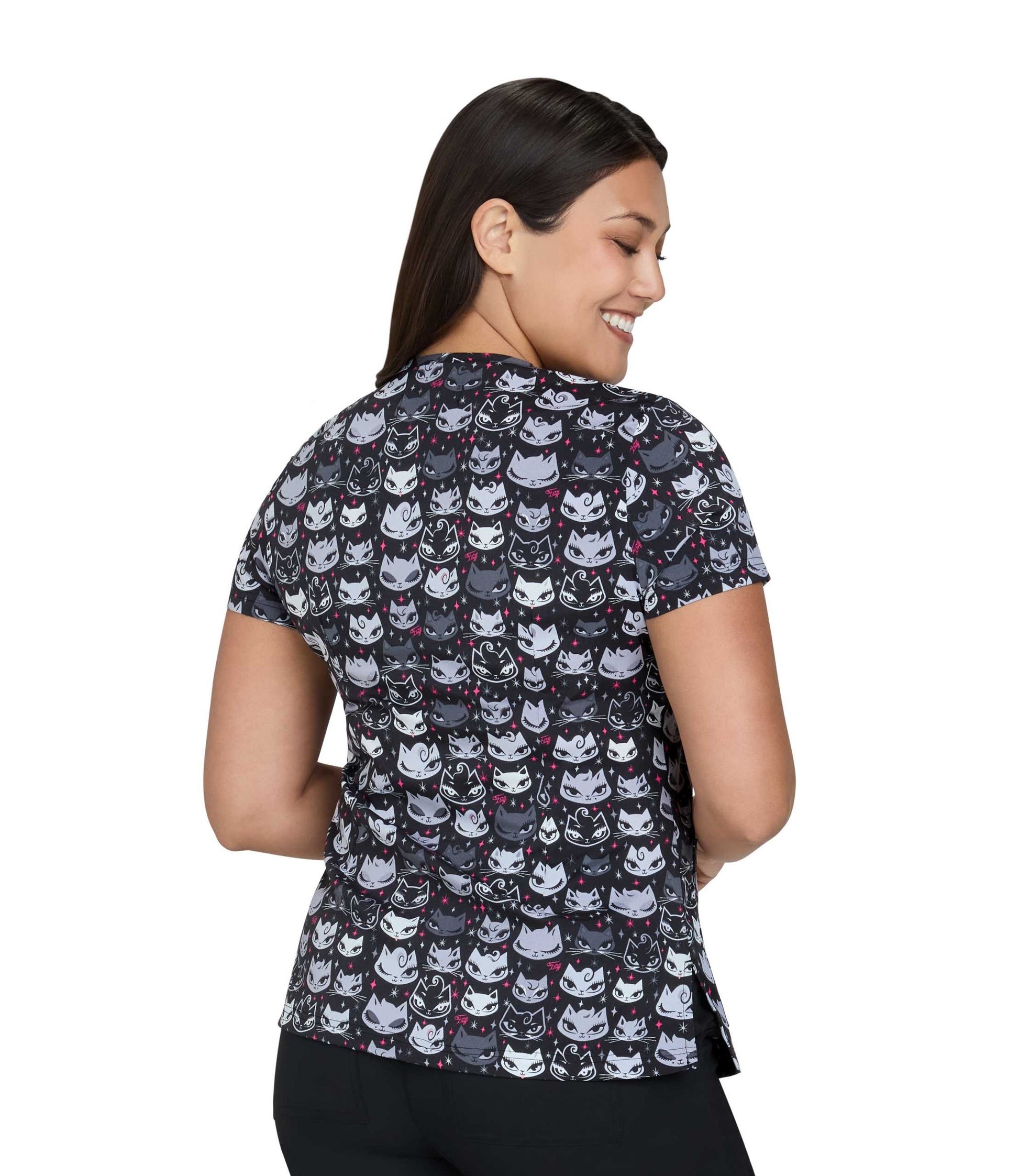 TOP 384PRA BLC - MyScrubs Uniformes Clínicos
