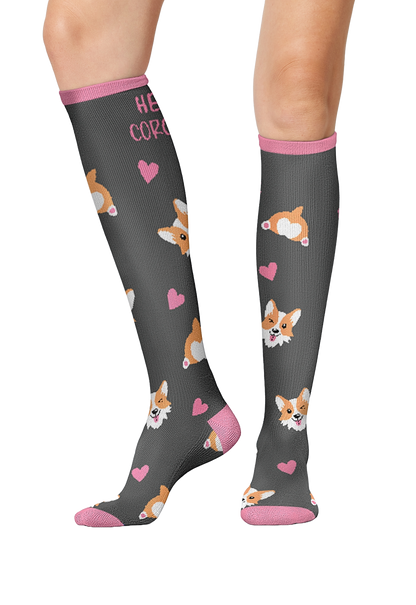 Cherokee Legwear PRINTSUPPORT HLOGG Calcetín de Compresión Mujer