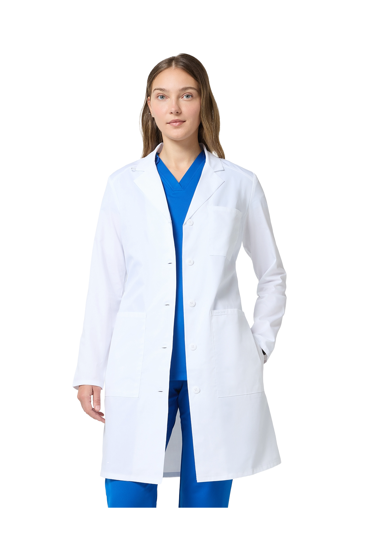 DELANTAL CK421 WHT - MyScrubs Uniformes Clínicos