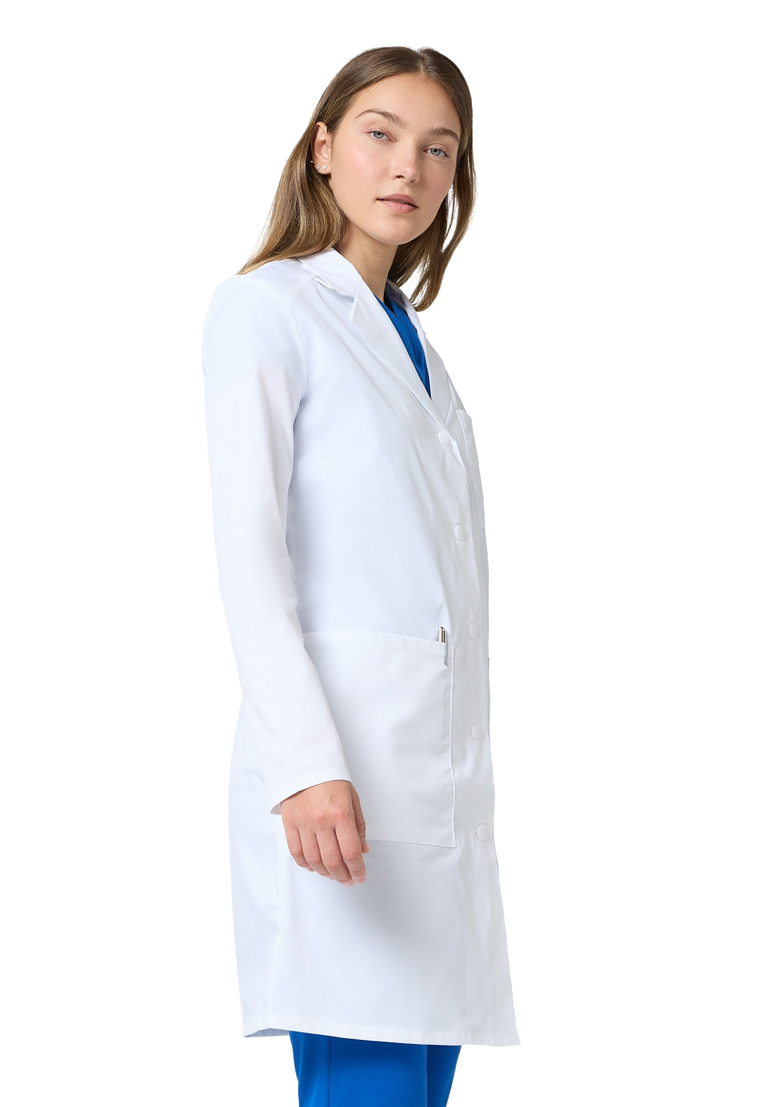 DELANTAL CK421 WHT - MyScrubs Uniformes Clínicos