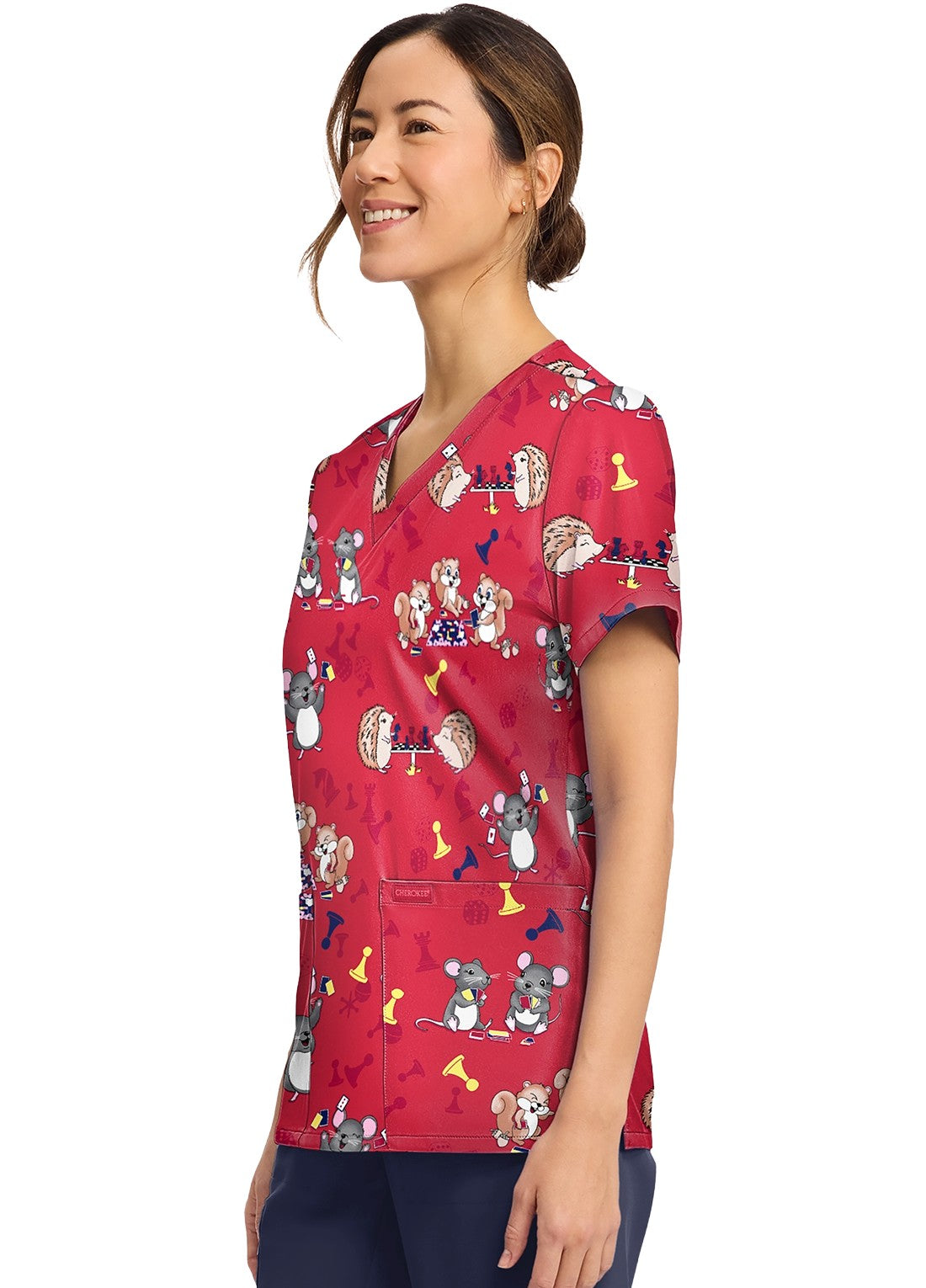 Cherokee CK856 GMNT Top estampado mujer