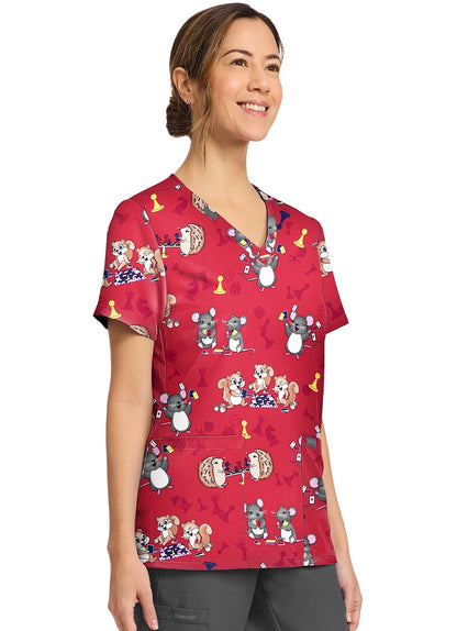 Cherokee CK856 GMNT Top estampado mujer