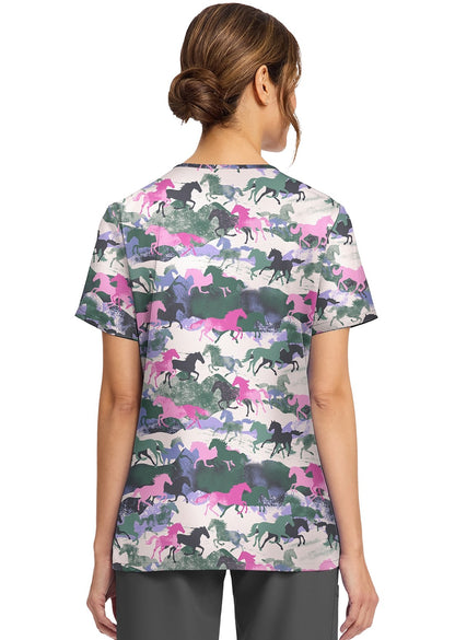 Cherokee CK856 HSPY Top estampado mujer