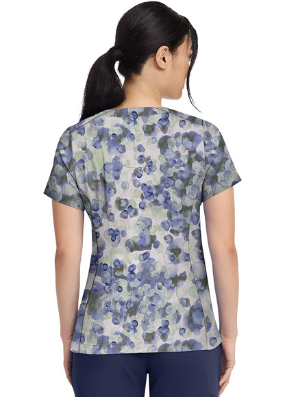 Healing Hands HH906 DPLD Top estampado mujer