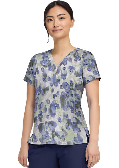 Healing Hands HH906 DPLD Top estampado mujer