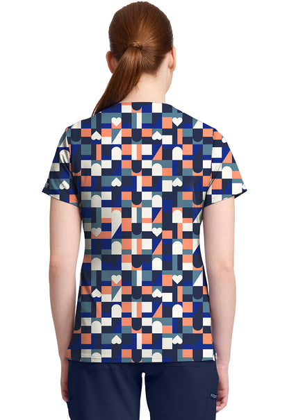 MedCouture MC632 BDGA Top estampado mujer espalda