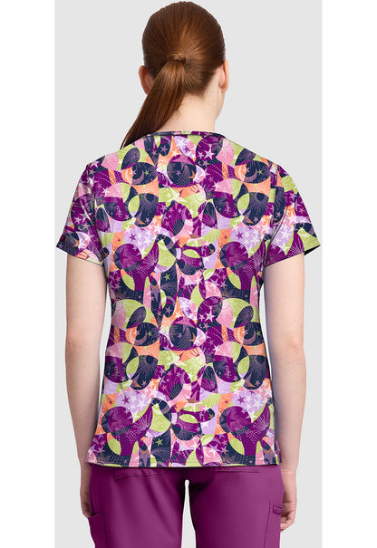 MedCouture MC632 SARB Top estampado mujer espalda