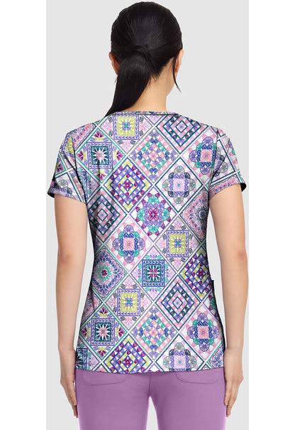 MedCouture MC8564 CYDA Top estampado mujer espalda