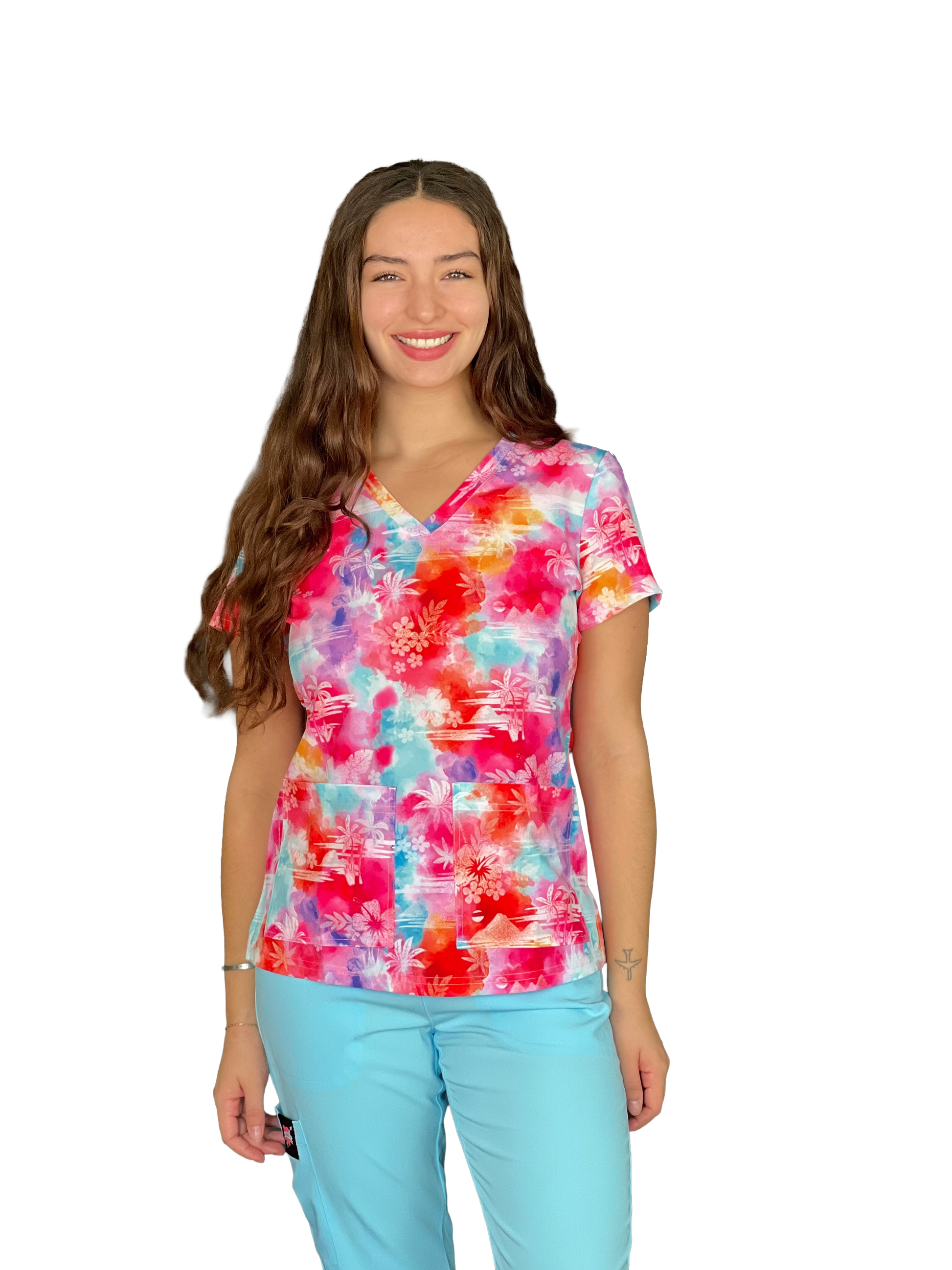 TOP 384PRL HWI - MyScrubs Uniformes Clínicos