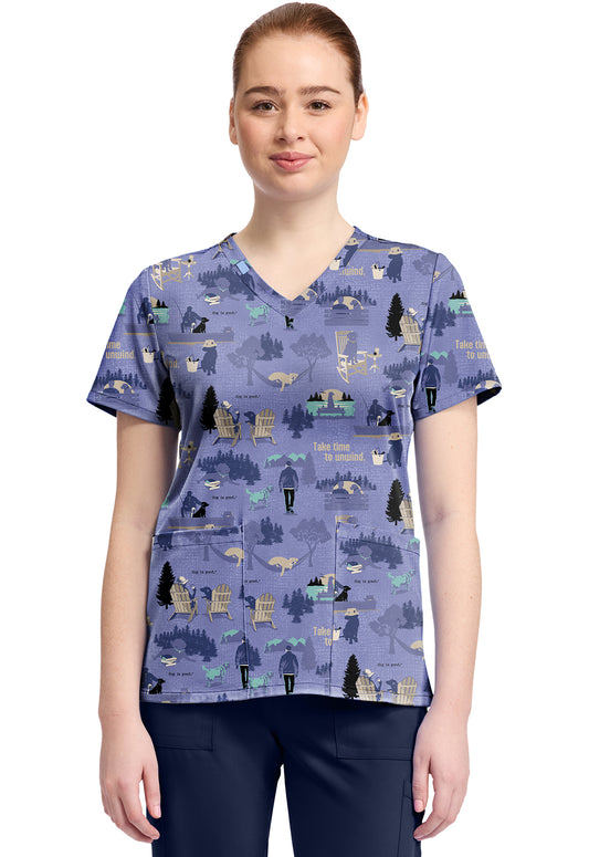 Cherokee Disney TF796 OGTU Top estampado mujer frente