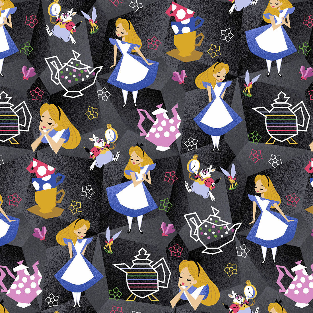 Top clínico Cherokee Disney TF756 mujer estampado ALPA fondo gris - detalle