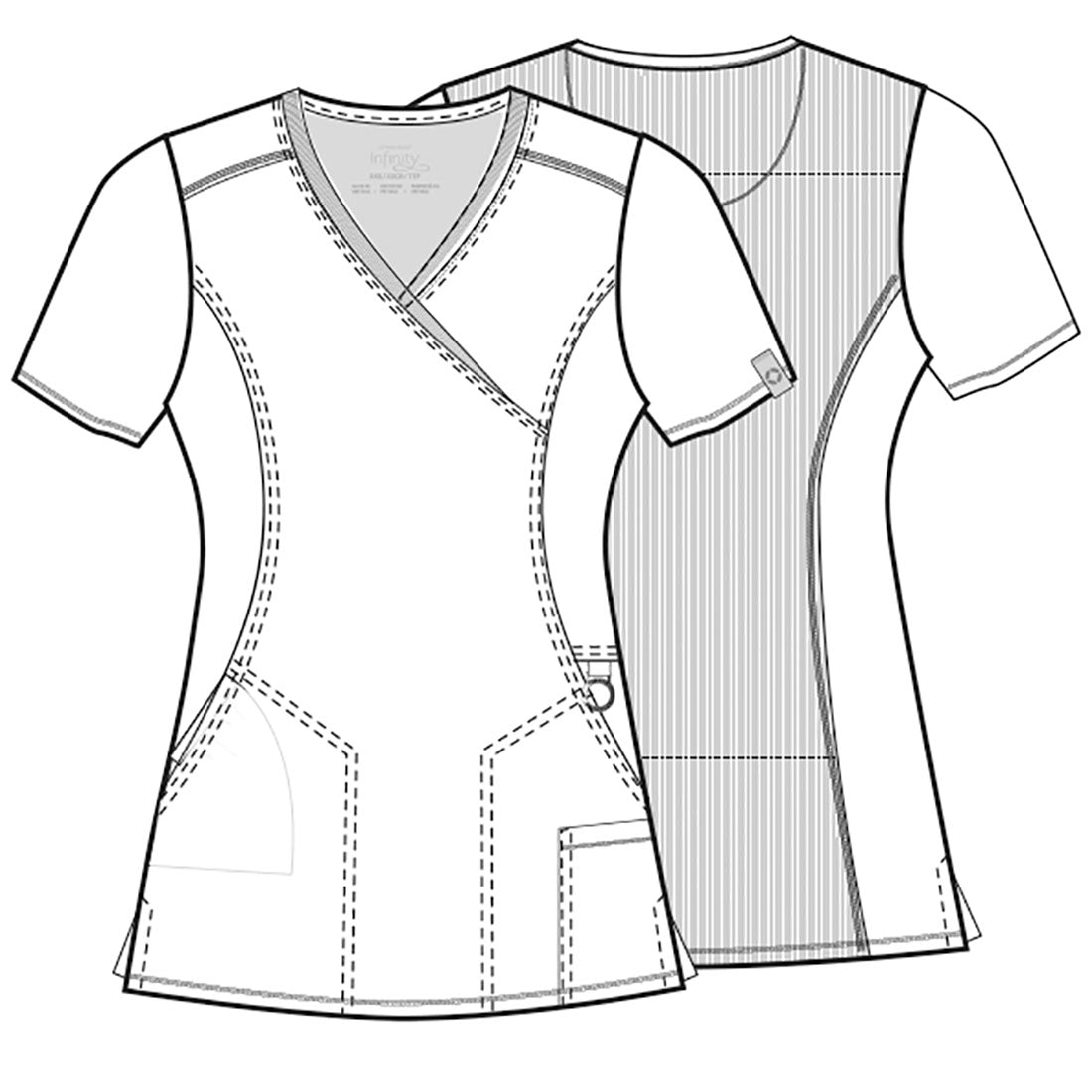 TOP 2625A KAK - MyScrubs Uniformes Clínicos