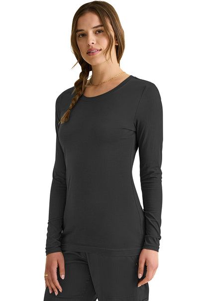 POLERA PRIMERA CAPA 5047 BLACK - MyScrubs Uniformes Clínicos