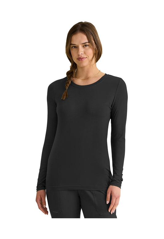 POLERA PRIMERA CAPA 5047 BLACK - MyScrubs Uniformes Clínicos