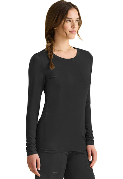 POLERA PRIMERA CAPA 5047 BLACK - MyScrubs Uniformes Clínicos