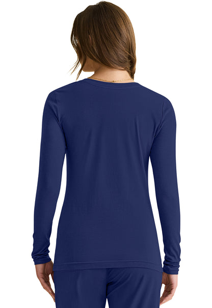 POLERA PRIMERA CAPA 5047 NAVY - MyScrubs Uniformes Clínicos