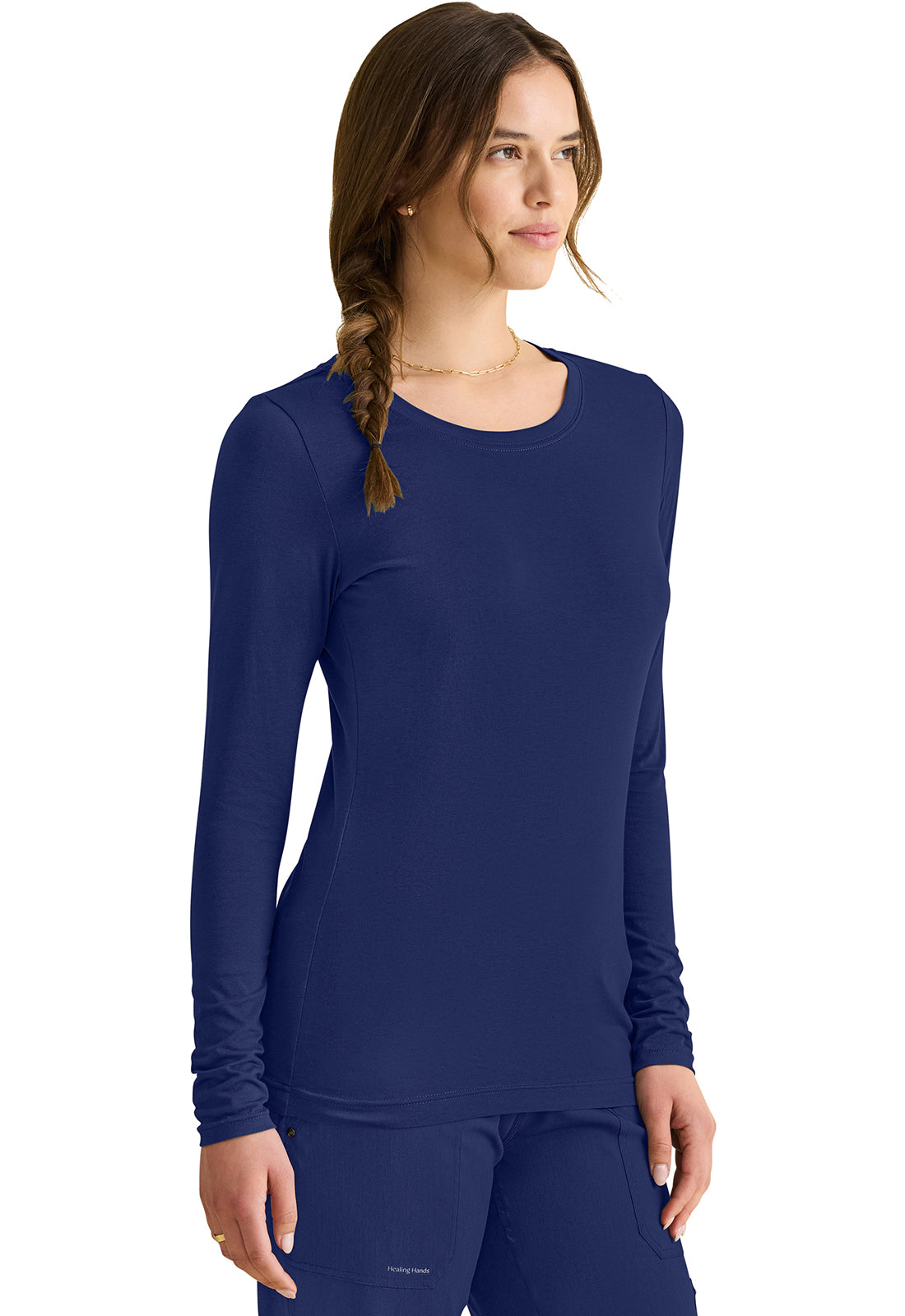 POLERA PRIMERA CAPA 5047 NAVY - MyScrubs Uniformes Clínicos