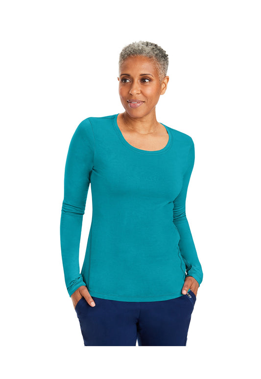 POLERA PRIMERA CAPA 5051 TEAL - MyScrubs Uniformes Clínicos