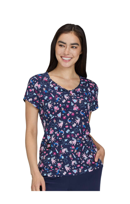 TOP B133PR XOU - MyScrubs Uniformes Clínicos