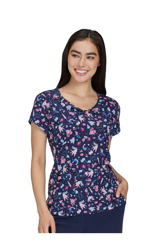 TOP B133PR XOU - MyScrubs Uniformes Clínicos